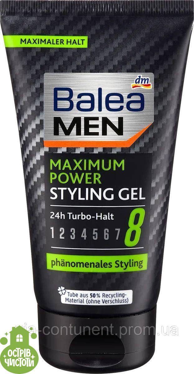 Balea гель для волосся 150мл. Balea Men Maximum Power 8 купить в Киеве