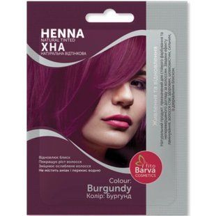 Henna Хна Fito Barva Natural Tinted Відтінкова 25 гр. Бургунд 8908011049723-20532 фото
