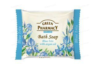 Green Pharmacy мило туалетне 100г блакитний ірис з олією аргани 8588006036480-23942 фото