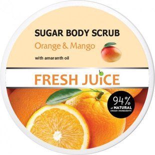 Fresh Juice цукровий скраб для тіла 225мл. Orange Mango 4823015925771-10258 фото