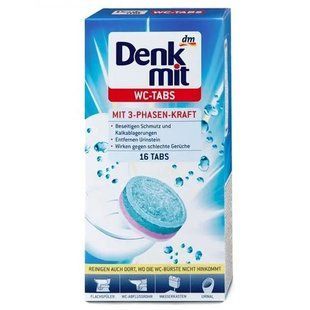Denkmit Таблетки для чищення унітазу 16шт. WC Reiniger. 4070765013191-23994 фото