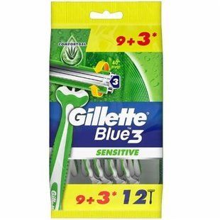 Gillette Blue 3 Станок для бритья Sensitive 12 шт. 7702018490196-6955 фото