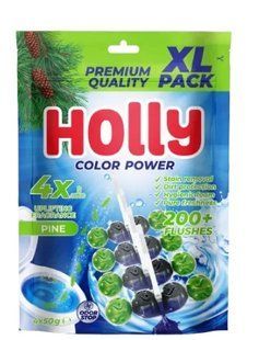Holly туалетний блок 4шт. XL Pack Кольорова вода Хвоя 8606112937016-23520 фото