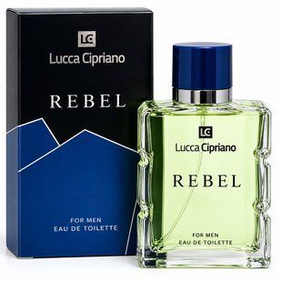 Lucca Cipriano туалетна вода для чоловіків 100мл. Rebel 5903719645263-24169 фото