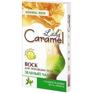 Caramel віск для епіляції тіла 16шт. Зелений чай 4823015923210-7439 фото