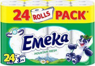 EMEKA Папір Туалетний Mountain Fresh 3-х ш.24 шт. 3800024027406-13333 фото