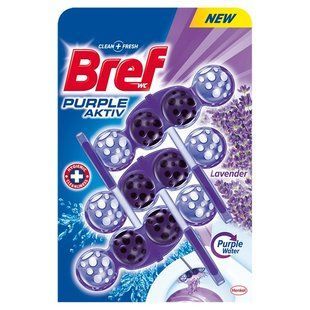 Bref Power Color Aktiv Blue Блок для унітаз 3*50гр. Лаванда 9000101089646-18468 фото