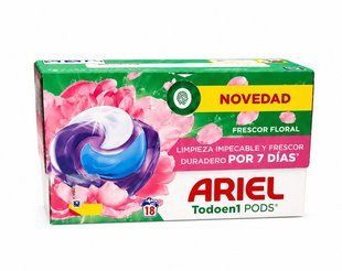 Ariel капсули для прання 18шт. Універсальні Floral з квітковим ароматом 8700216961103-23784 фото