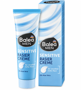 BALEA MEN крем для гоління 100мл. Rasiercreme Sensitive 4070765015287-24504 фото