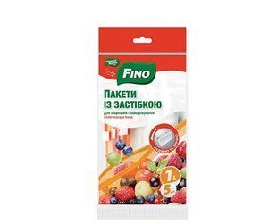 Fino пакети слайдери із застібкою для зберігання 1 л. 5 шт. 4823058340876-23718 фото