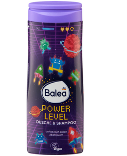 Balea шампунь - гель для душу 300мл. 2в1 для дітей Power Level 4070765066920-24226 фото