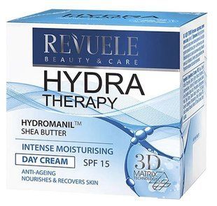Revuele денний крем для обличчя 50мл. Revuele Hydra Therapy Intense Moisturising Day Cream SPF 15 5060565100305-21864 фото