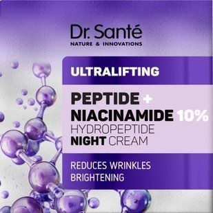 Dr.Sante ULTRALIFTING крем для обличчя 50мл. Нічний активний Пептид + Ніацинамід 4823015946813-20002 фото
