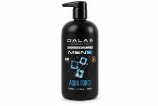 DALAS шампунь-гель для душу 550мл. MEN AQUA CODE 3в1 4260637722942-23773 фото