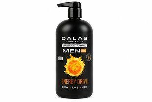 DALAS шампунь-гель для душу 550мл. MEN ENERGY DRIVE 3в1 4260637723055-23775 фото