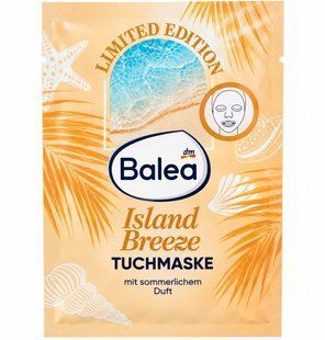 Balea тканинна маска для обличчя Island Breeze 1шт. 4066447974133-24184 фото