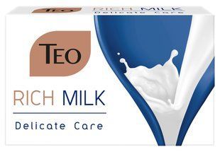Тeo Rich Milk Мило тверде 90гр. Delicate Care 3800024047367-12270 фото