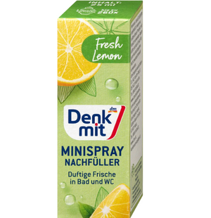 Denkmit освіжувач повітря міні-спрей 25мл. Fresh lemon refill pack 4066447791006-21432 фото