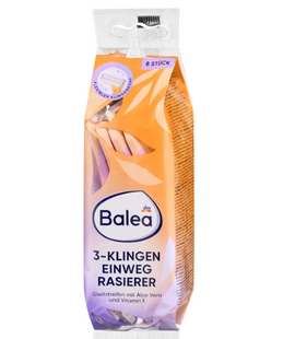 Balea Бритва одноразова 3 леза 8 шт. Einwegrasierer 3-Klingen. 4066447947878-22398 фото