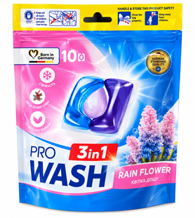 ProWash засіб для прання у вигляді капсул 10шт. Квітка дощу 4823128005780-24395 фото