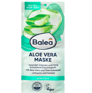 Balea Маска для обличчя 16мл. Aloe Vera 4067796147797-21560 фото