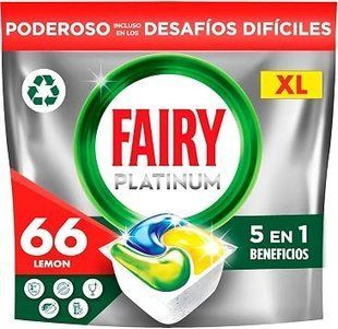 Fairy капсули для посудомийної машини 66шт. Platinum Complete з ароматом лимона 8700216361699-23881 фото