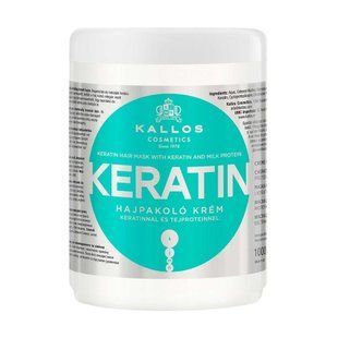 Kallos маска для волосся 1л. KJMN Keratin Hair Mask с кератином и экстрактом молочного протеина 5998889518998-23596 фото