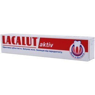 Lacalut Зубная паста 75мл. Aktiv 4016369696309-8102 фото