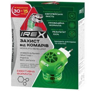 IREX комплект від комарів, прилад Light та рідина 30+15 ночей у подарунок 4820184443556-23504 фото