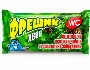 Фрешик Освіжаючий засіб для унітазів 40гр. Хвоя запаска 4820098540204-12144 фото