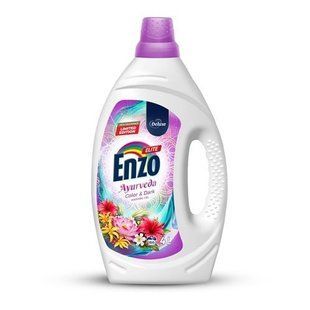 Deluxe Enzo гель для прання 4л. Color&Dark Elite 6в1 Ayurveda 4260504881451-23543 фото
