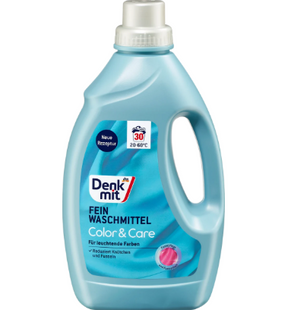 Denkmit гель-лосьйон для прання 1.5л. Fein Color & Care Для делікатних тканин 4066447791198-20264 фото