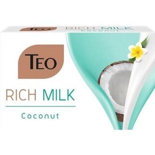 Тeo Rich Milk Мило тверде 90гр. Coconut 3800024047404-12268 фото