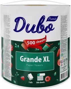 ДИВО РУШНИК ПАПЕРОВИЙ 2ш. БІЛИЙ 1шт. Premio Grande XL 4820003837603-9667 фото