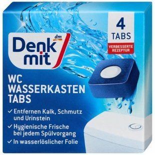 Denkmit очисні блоки для бачка WC Wasserkasten 4шт 4066447891249-21033 фото