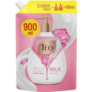 TEO мило рідке 900мл. Дой-пак SOFT CARE 3800024049293-22402 фото